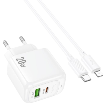 СЗУ iPhone 5 HOCO CS54A Surplus PD20W+QC3.0 +кабель Type-C to Lighting