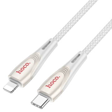 USB cable iPhone 5 HOCO U133 +кабель Type-c to Lighting