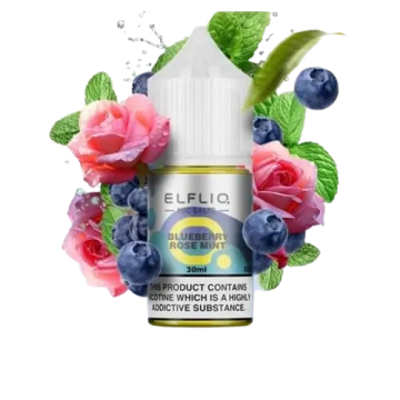 Жидкость ELFLIQ 5% 30 ml Blueberry Rose Mint/ Черника Роза Мята