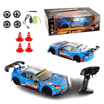 Машинка дрифт Subaru BRZ синяя	