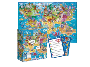 Пазлы Dodo 100 деталей Мир пингвинов