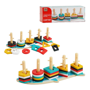 Игрушка деревянная сортер 4FUN Game Club