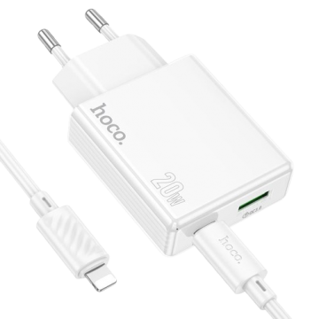 СЗУ iPhone 5 HOCO C142A PD20W+QC3.0 Type-C to Lighting