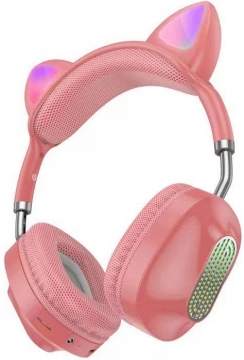 Наушники HOCO Bluetooth ESD13 розовый