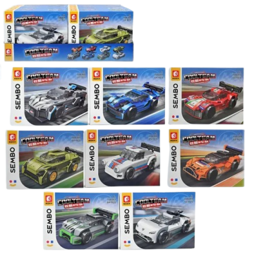 Игрушка конструктор Машинки 714380-714387